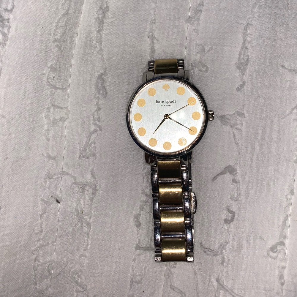 Kate Spade silver and gold watch